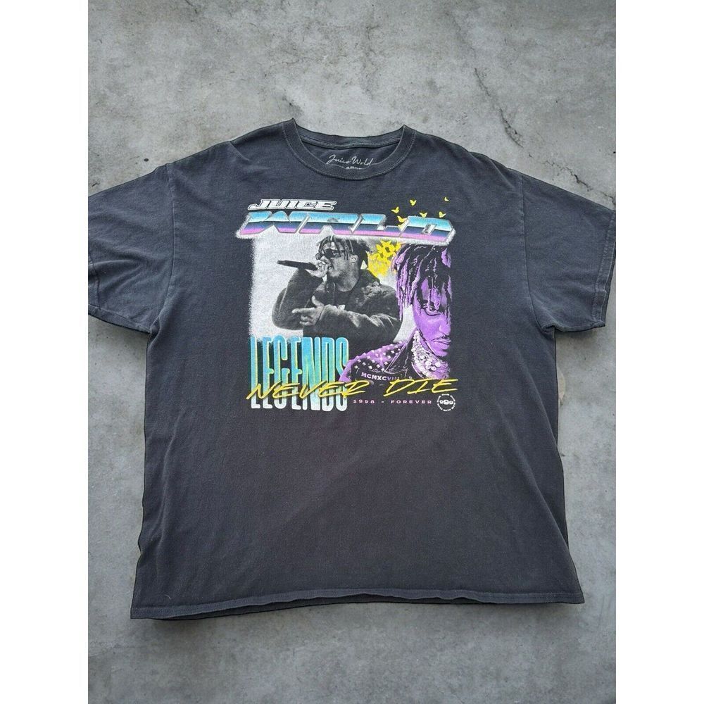 Men’s Juice Wrld Legends Never Die Black T-Shirt- Size XL